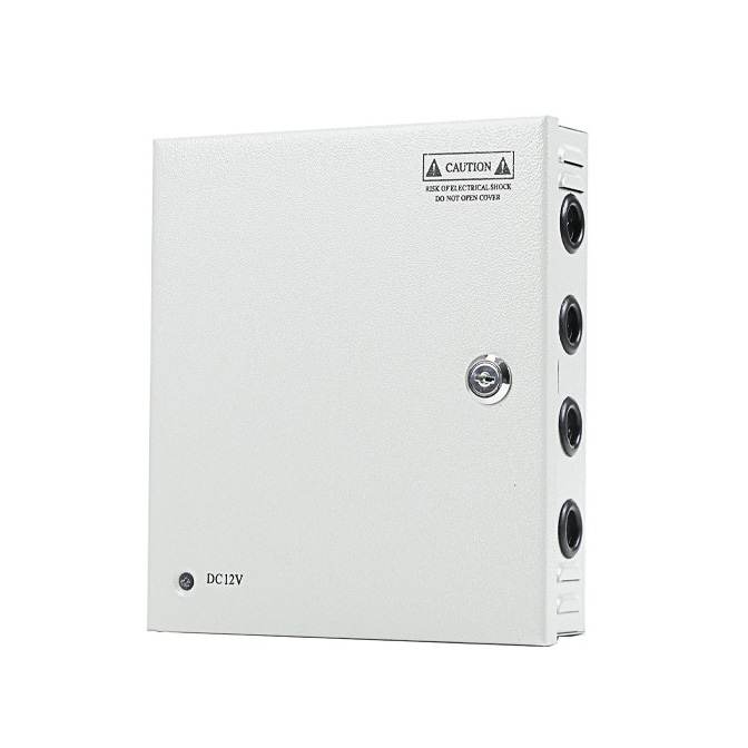 180W 15A 9CH DC12V Output Switch Mode CCTV Distribution Box Portable Power Supply For IR Camera Monitoring Equipment LED Tape Lights 180W 15A 9CH DC12V Output Switch Mode CCTV Distribution Box Portable Power Supply For IR Camera Monitoring Equipment LED Tape Lights